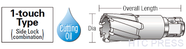 Mũi khoan từ TCT khoan thép dày và inox